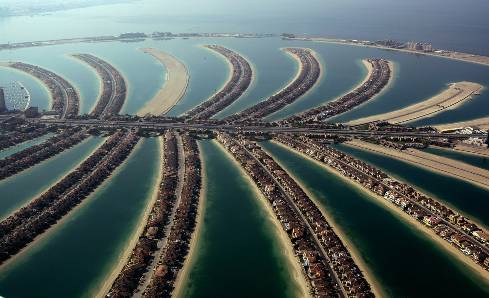 جزر النخلة في الامارات